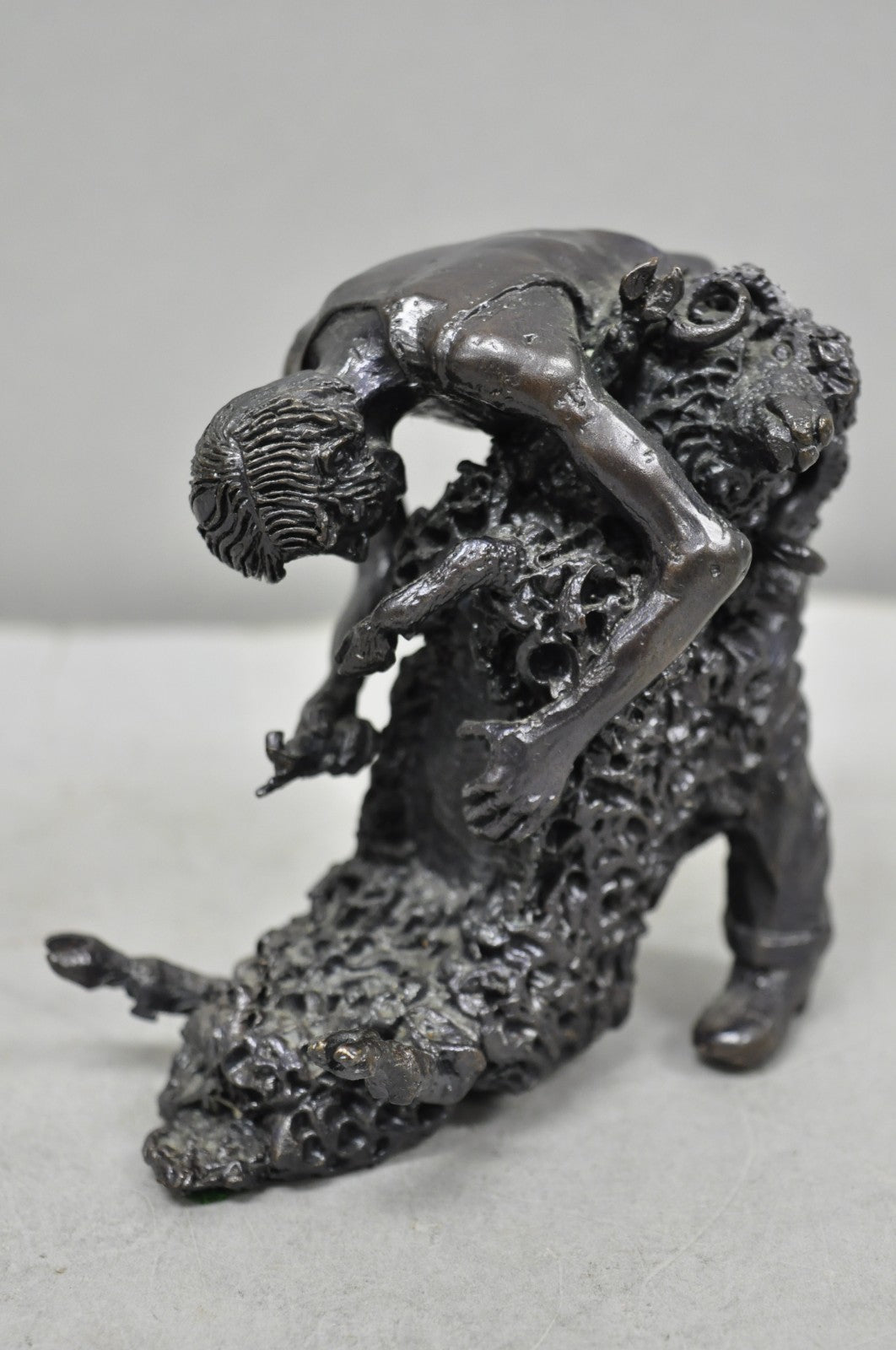 Eddie Hackman The Shearer Bronze Figure Limited Edition 1986 Australian Outback