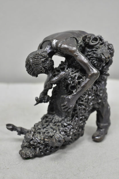 Eddie Hackman The Shearer Bronze Figure Limited Edition 1986 Australian Outback