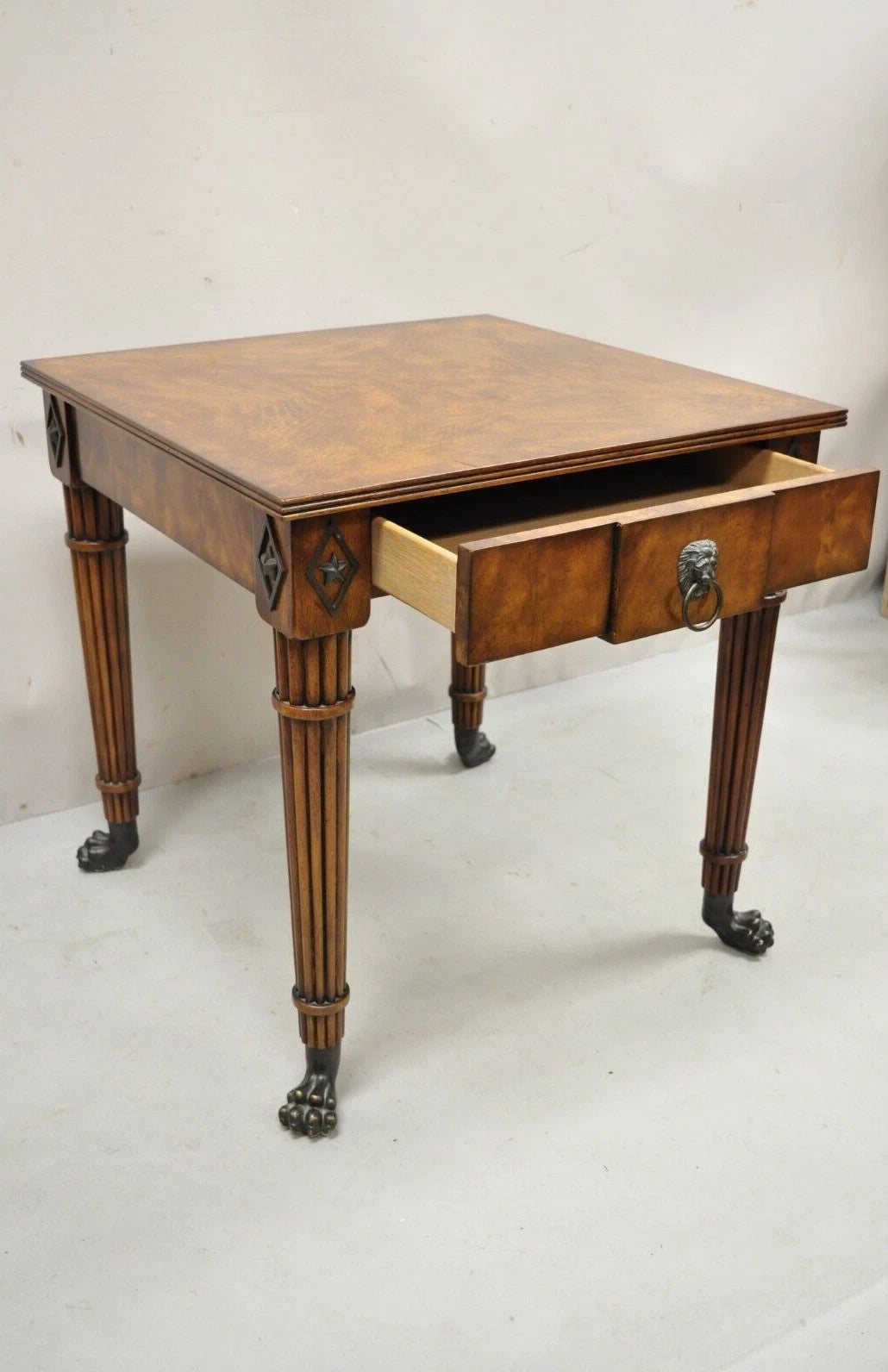 Theodore Alexander Althorp Regency Mahogany One Drawer Side Table A L50046