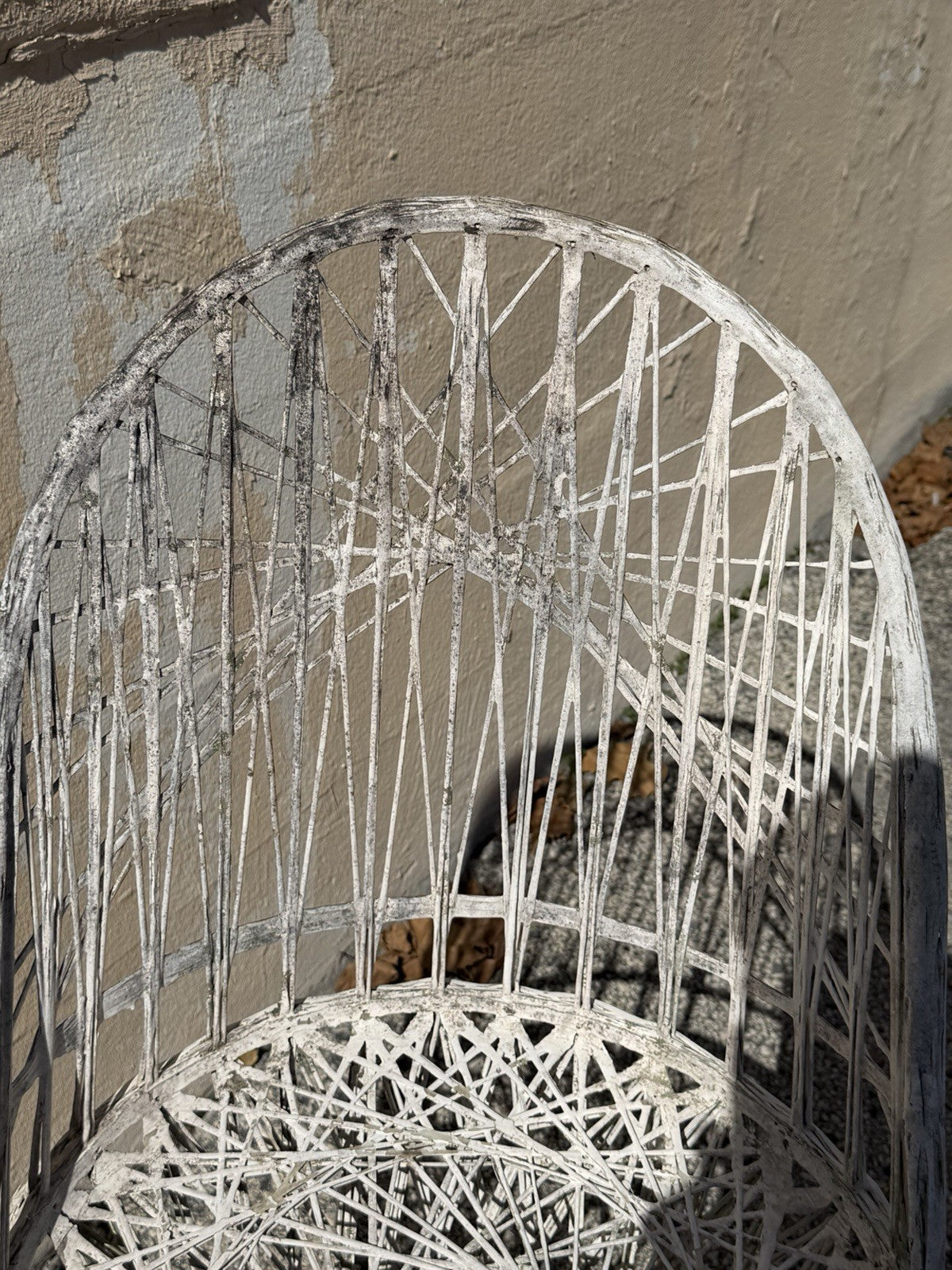 Vintage Russell Woodard Mid Century Modern Spun Fiberglass Patio Dining Set 5 Pc