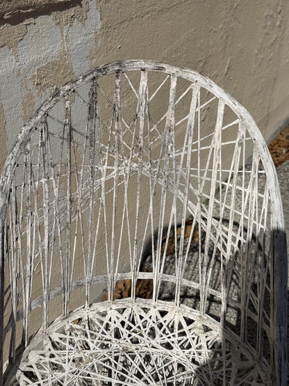 Vintage Russell Woodard Mid Century Modern Spun Fiberglass Patio Dining Set 5 Pc