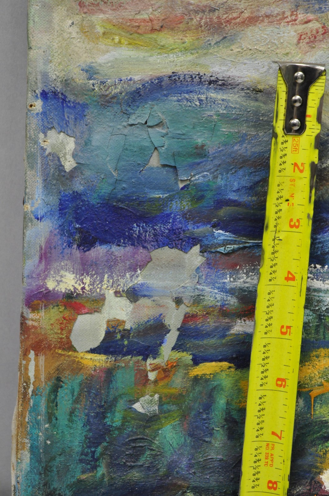 Vintage 1960s Samuel Heller "Mountain Landscape" Oil on Canvas Painting, Signed