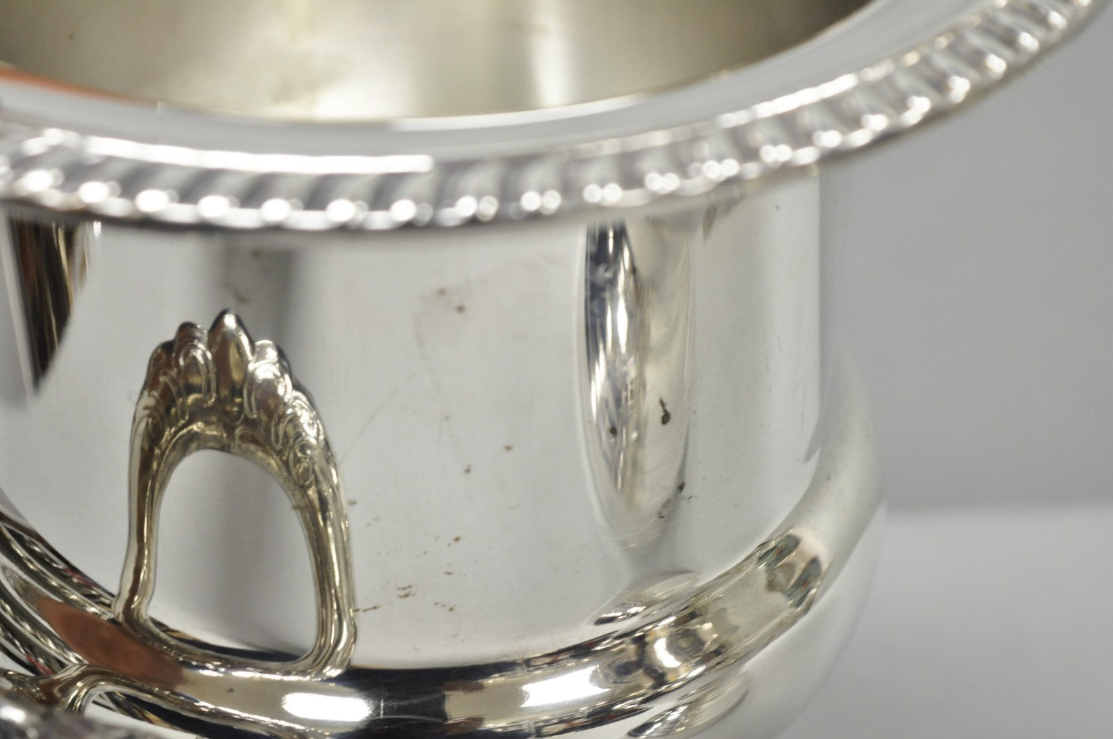 Vintage Leonard Silver Plated Trophy Cup Urn Champagne Chiller Ice Bucket, Pair