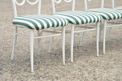 Vintage Metal Thonet Bentwood Austrian Style Bistro Dining Chairs - Set of 4