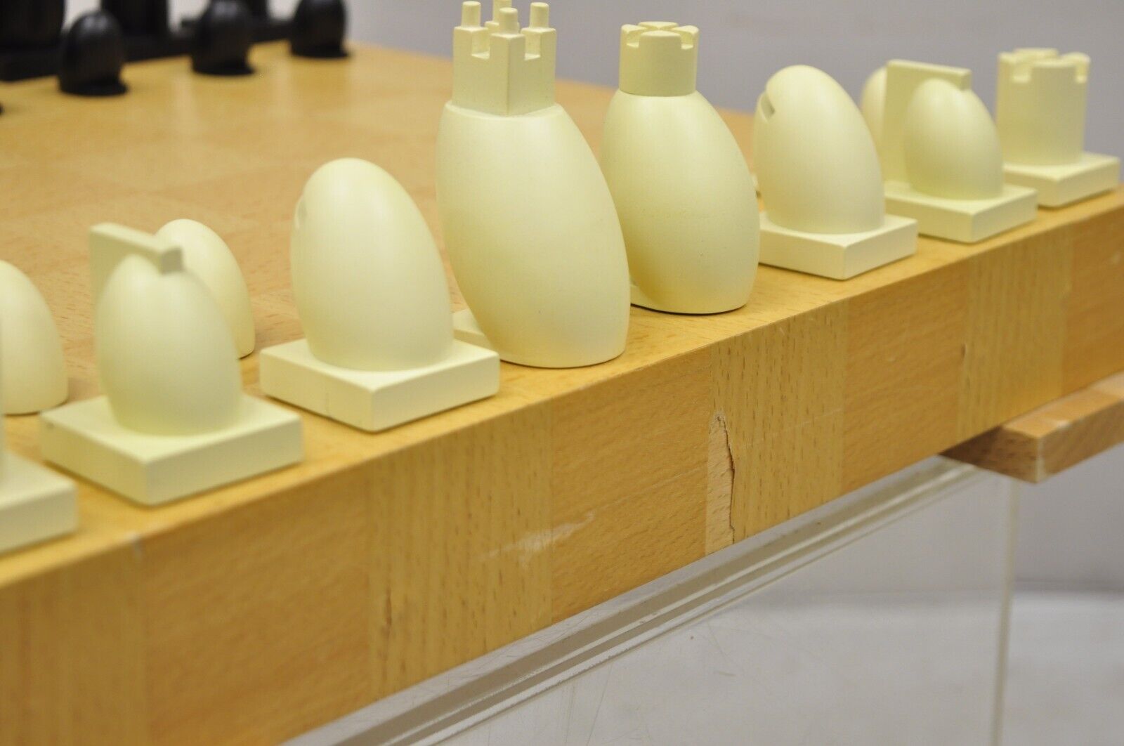 1990s Michael Graves Chess and Checkers Postmodern Set Maplewood Board Modern