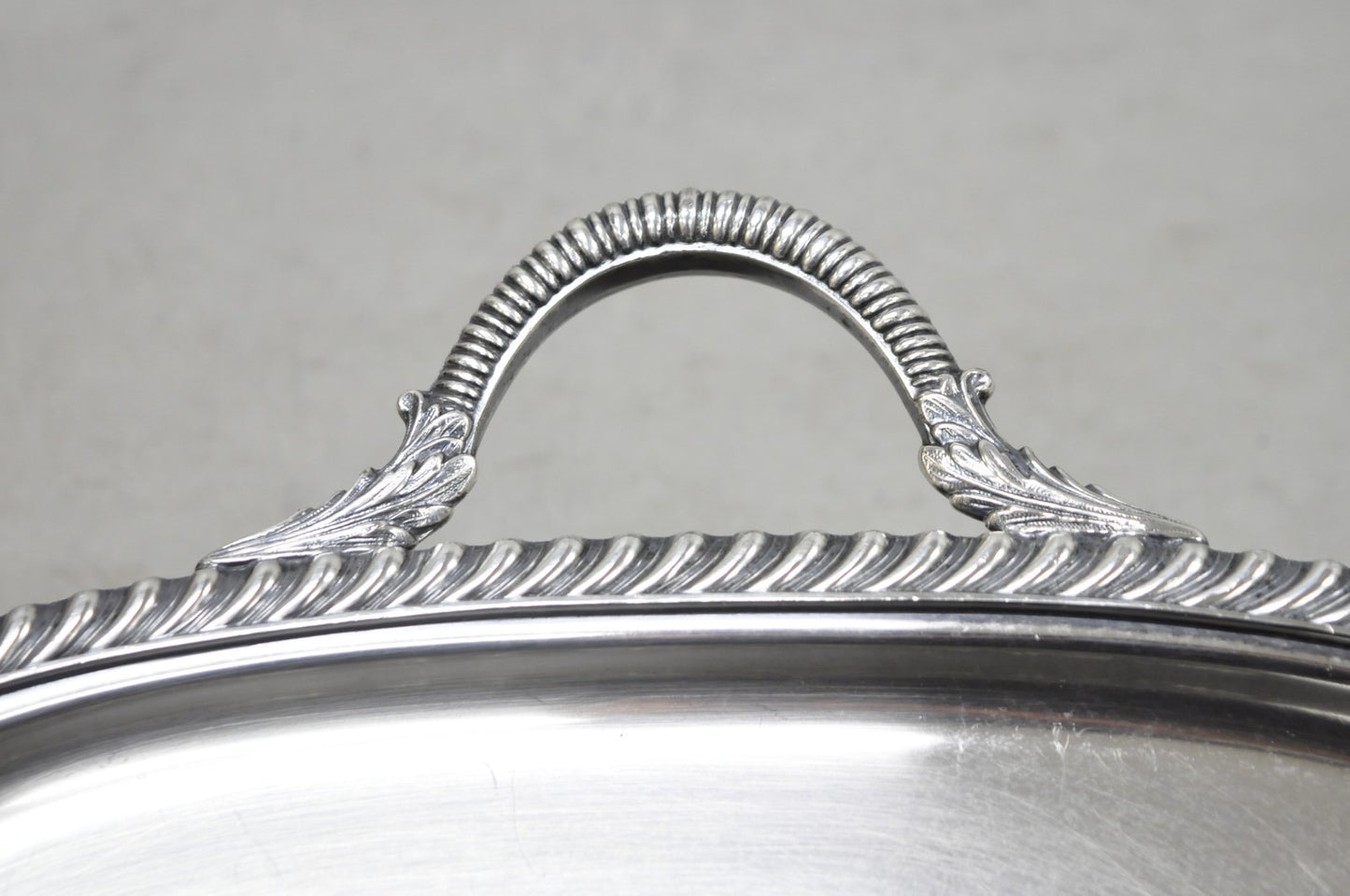 Vintage Sheffield Victorian Silver Plated Twin Handle Bar Serving Platter Tray