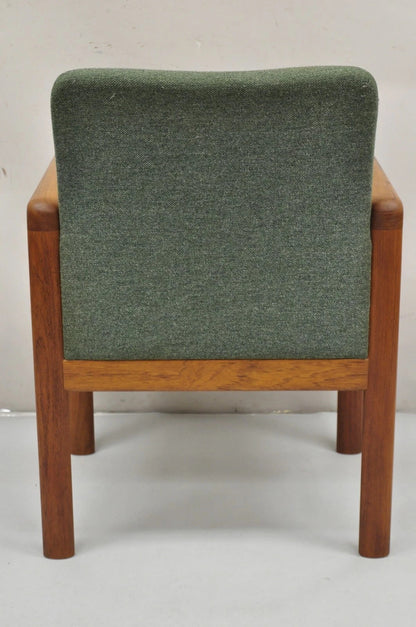 Vintage Schou Andersen Mobelfabrik Mid Century Danish Modern Teak Wood Arm Chair