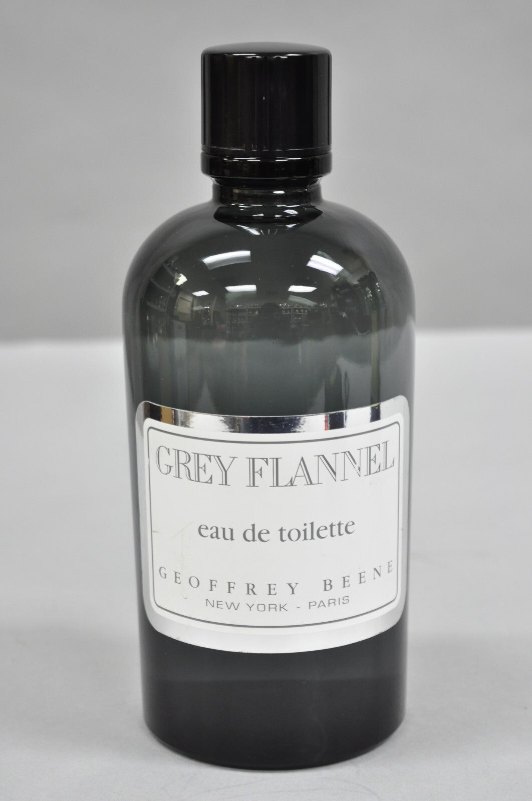 Large 9" Glass Dummy Bottle Geoffrey Beene Grey Flannel Perfume Store Display