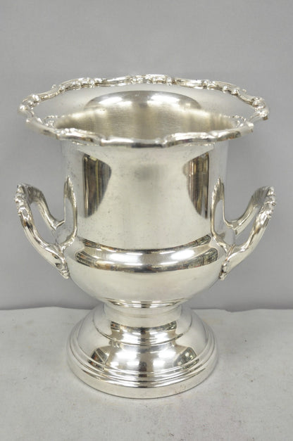 Vintage Leonard Silver Plated Trophy Cup Urn Champagne Chiller Bar Ice Bucket