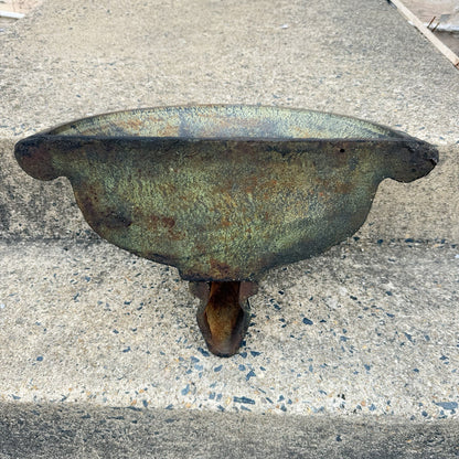Neoclassical Style Cast Iron Wall Fountain Bowl Urn Lavabo Garden Planter Pot