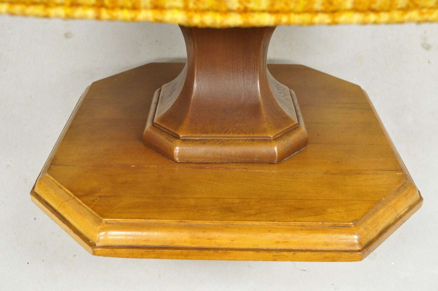 Mid Century Modern Orange Swivel Club Lounge Chairs by Silver Craft - a Pair
