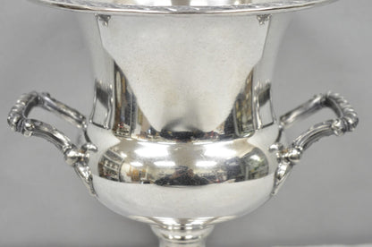 WM Rogers & Son 2051 Spring Flower Silver Plated Trophy Cup Champagne Chiller