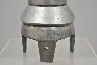 Vintage Vogue New York Aluminum 22 450 Woman's Hat Block Mold Form Millinery D