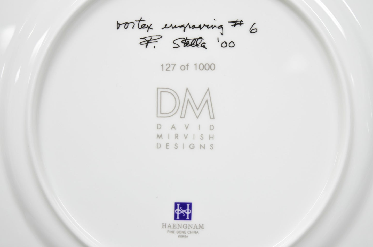 Frank Stella David Mirvish Designs Vortex Engravings 5-8 Indigo Plate - Set of 4