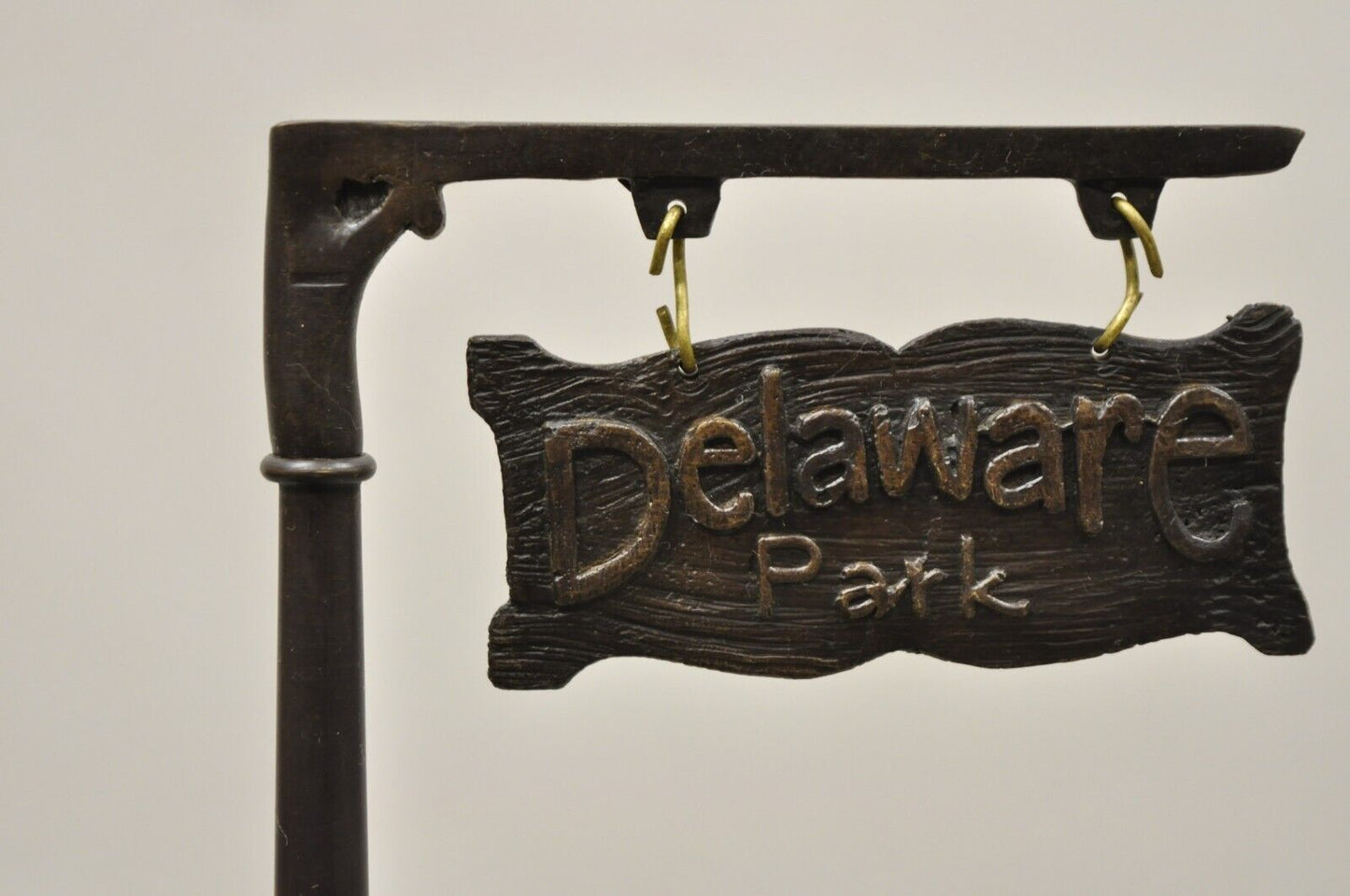 Delaware Park Bronze Equestrian Marble Base Horse Jockey Statue Sculpture
