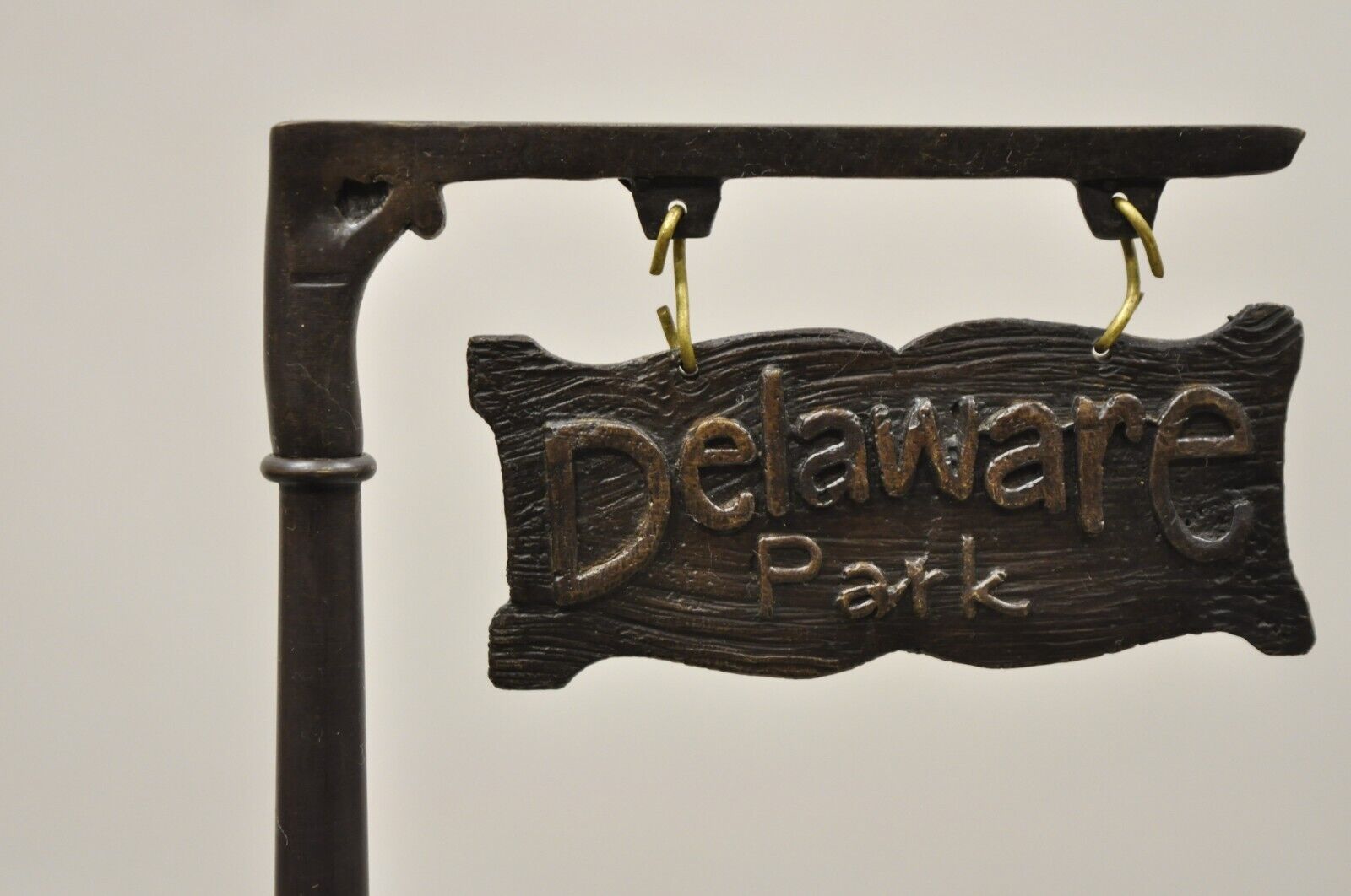 Delaware Park Bronze Equestrian Marble Base Horse Jockey Statue Sculpture