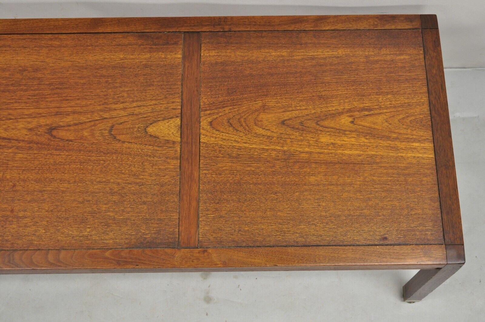 Vintage Mid Century Modern Teak Wood Danish Style 60" Rectangular Coffee Table
