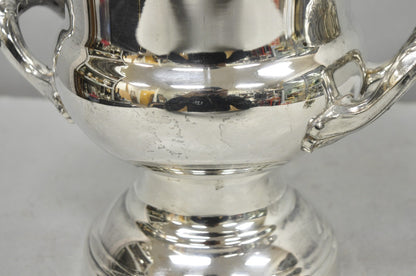 Vintage Leonard Silver Plated Trophy Cup Urn Champagne Chiller Bar Ice Bucket