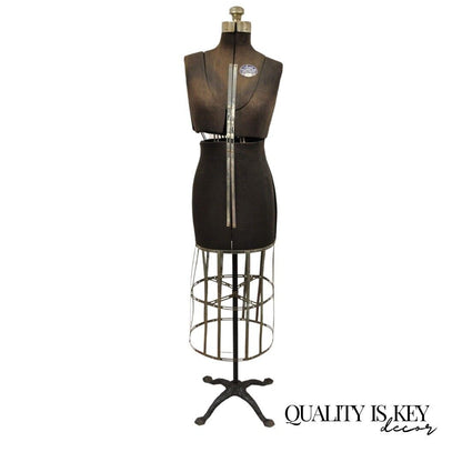 Vintage Acme Adjustable Collapsible Dress Form Mannequin Size A