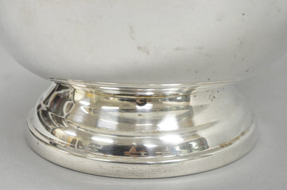 Towle Victorian Silver Plated Floral Punchbowl Champagne Chiller Ice Bucket