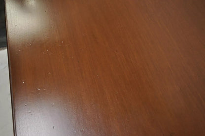 Vintage French Country Provincial Louis XV Style Walnut Office Writing Desk