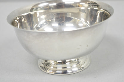 Vintage Paul Revere Reed & Barton Style Small 5" Round Silver Plated Candy Dish