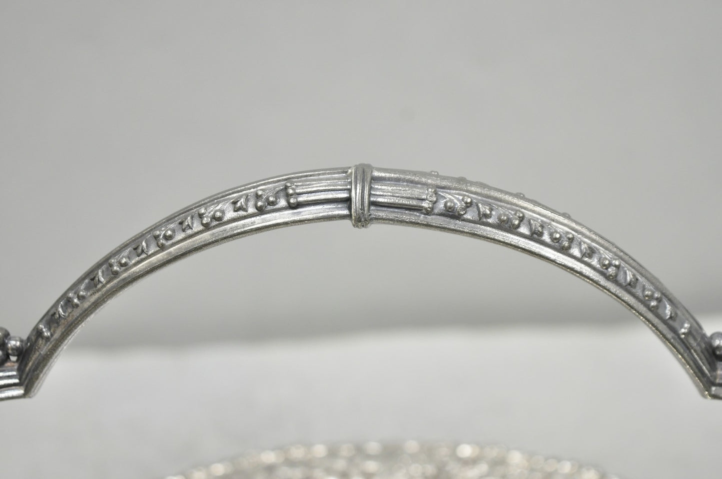 Meriden Art Nouveau Silver Plated Floral Repousse Bread Pastry Brides Basket