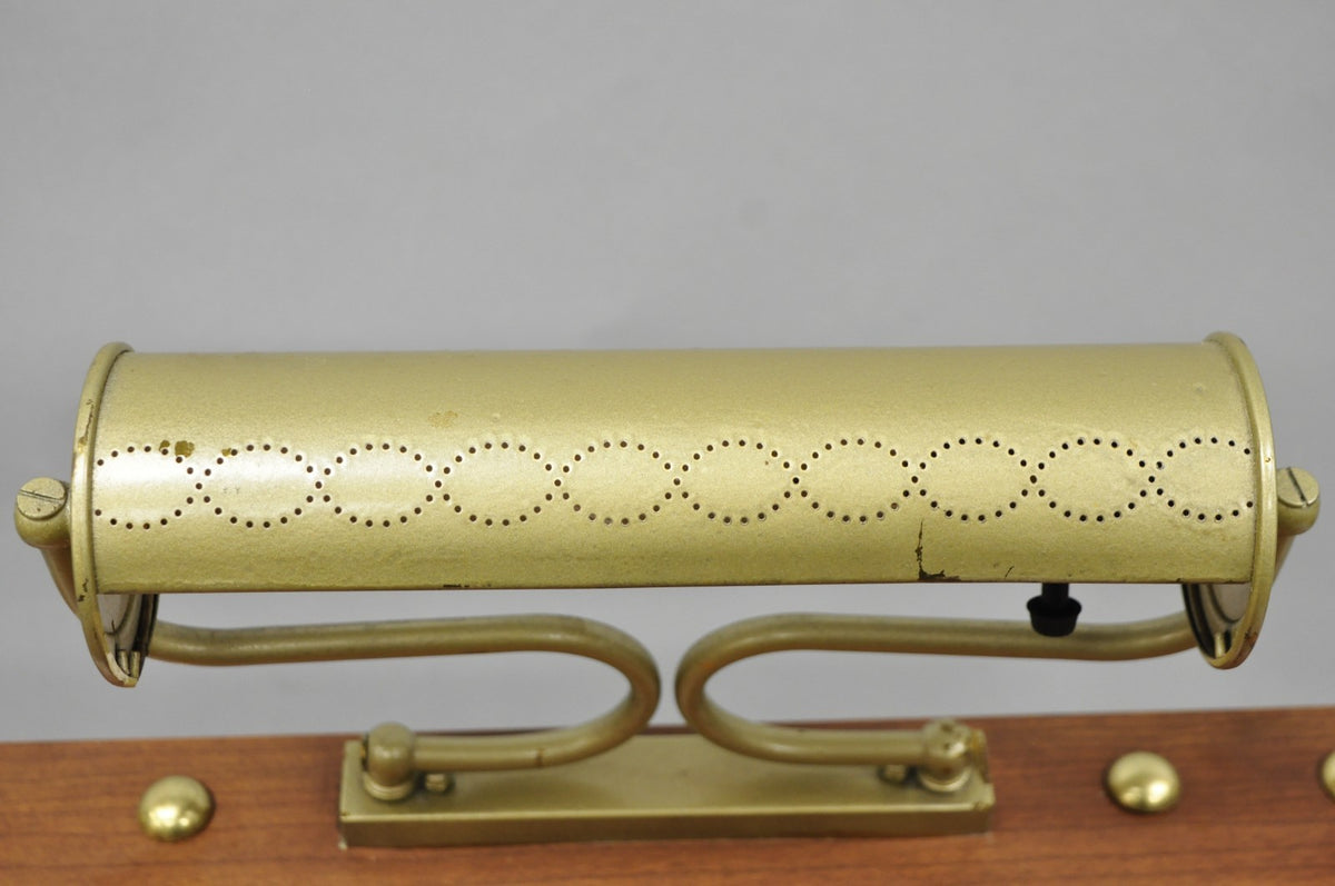 Vintage Victorian Lighted Podium Metal Column Pedestal Base Lectern Book Stand