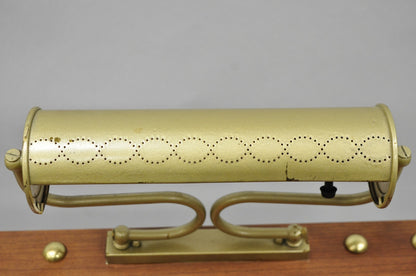 Vintage Victorian Lighted Podium Metal Column Pedestal Base Lectern Book Stand
