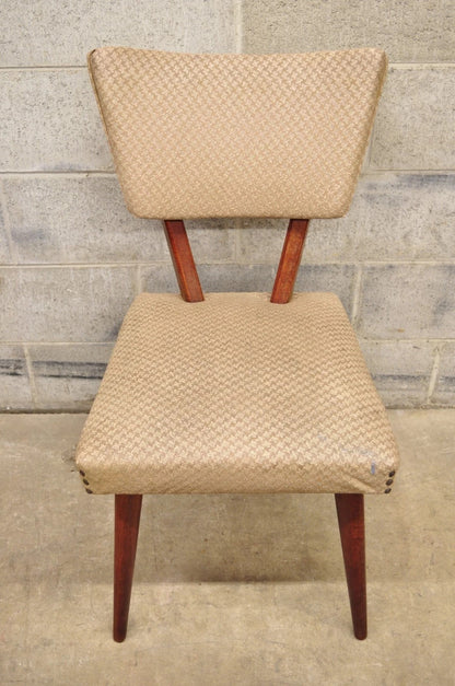 Vintage Mid Century Gilbert Rohde Jens Risom Style Mahogany Dining Chair (C)