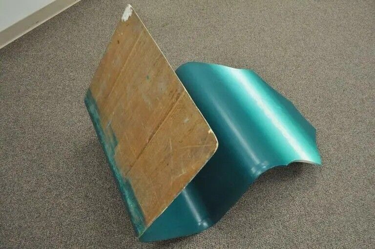 Alan Siegel 1985 Vintage Bent Wood Hand Painted Fish & Net Chair Artist Signed