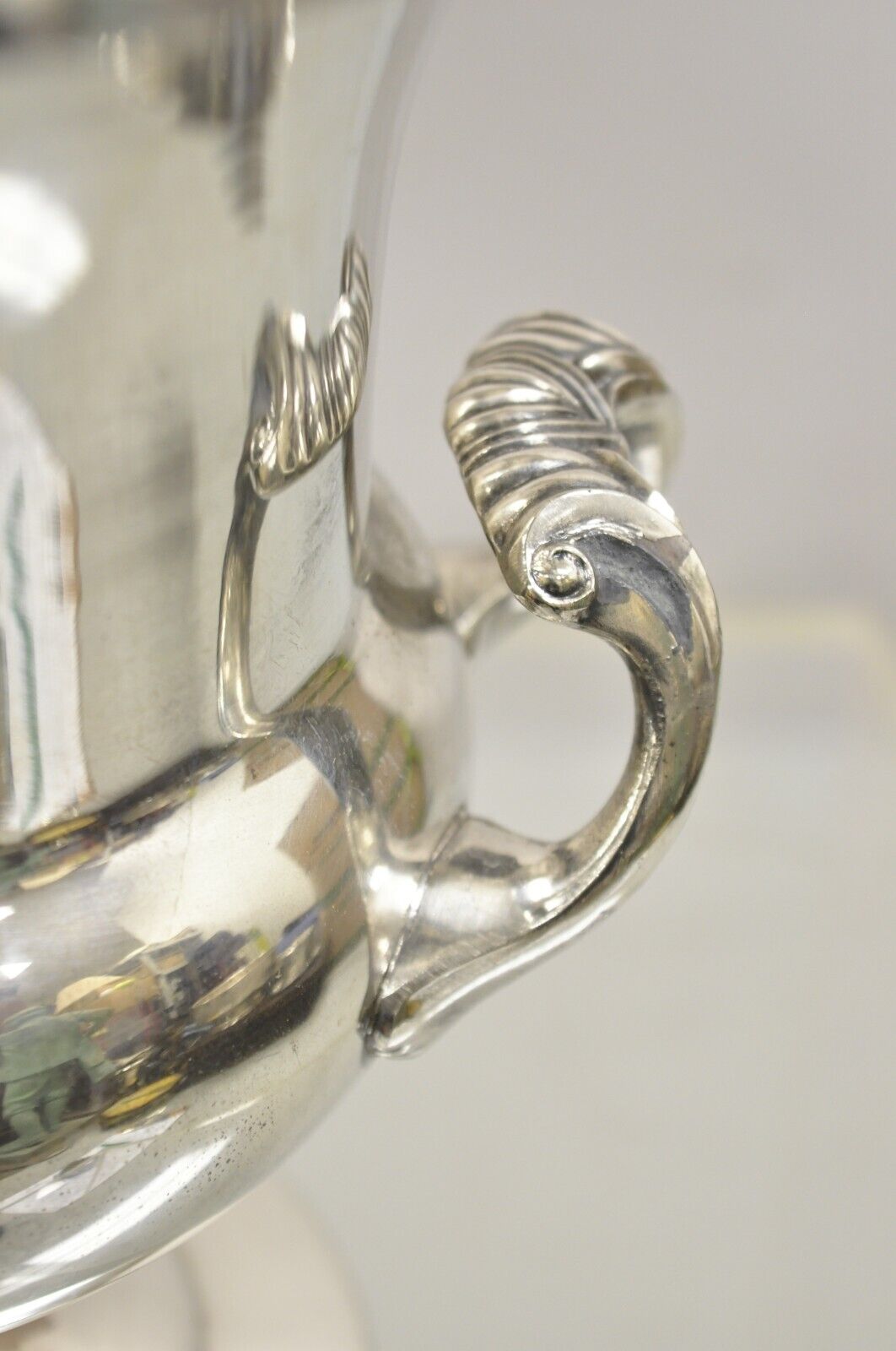 Engraved FB Rogers Regency Silver Plated Twin Handle Wine Chiller Ice Bucket