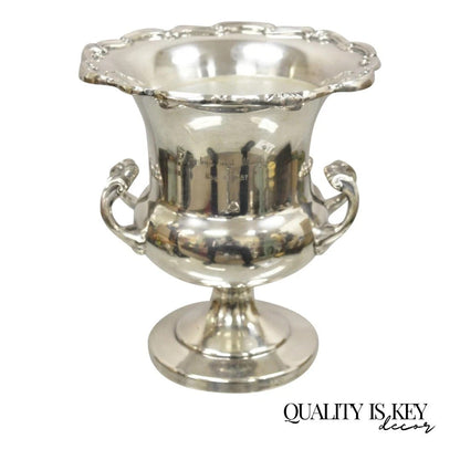 FB Rogers Silver Plated Trophy Cup Champagne Wine Chiller Ice Bucket - Engraved