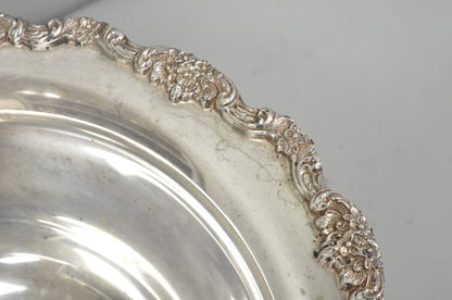 Towle Victorian Silver Plated Floral Punchbowl Champagne Chiller Ice Bucket