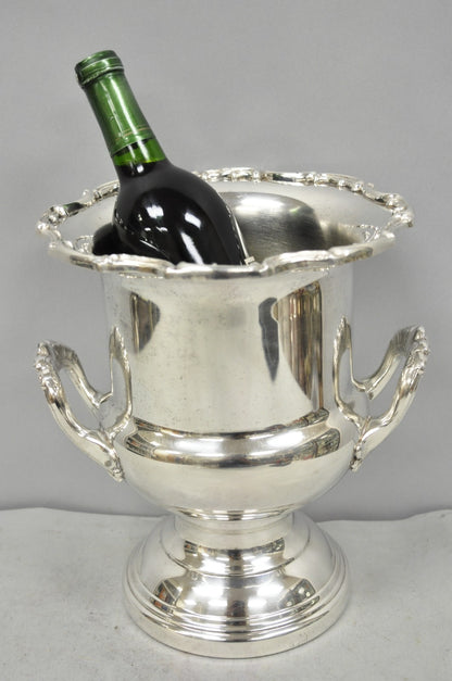 Vintage Leonard Silver Plated Trophy Cup Urn Champagne Chiller Bar Ice Bucket