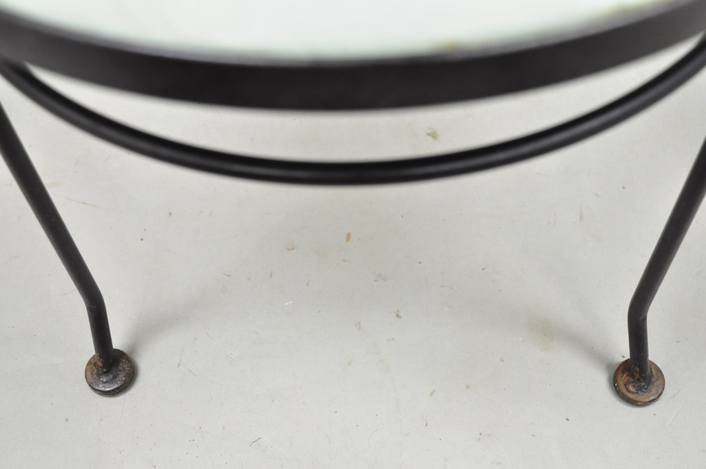 Arthur Umanoff for Shaver Howard "Peace & Love" Wrought Iron Bistro Side Chair