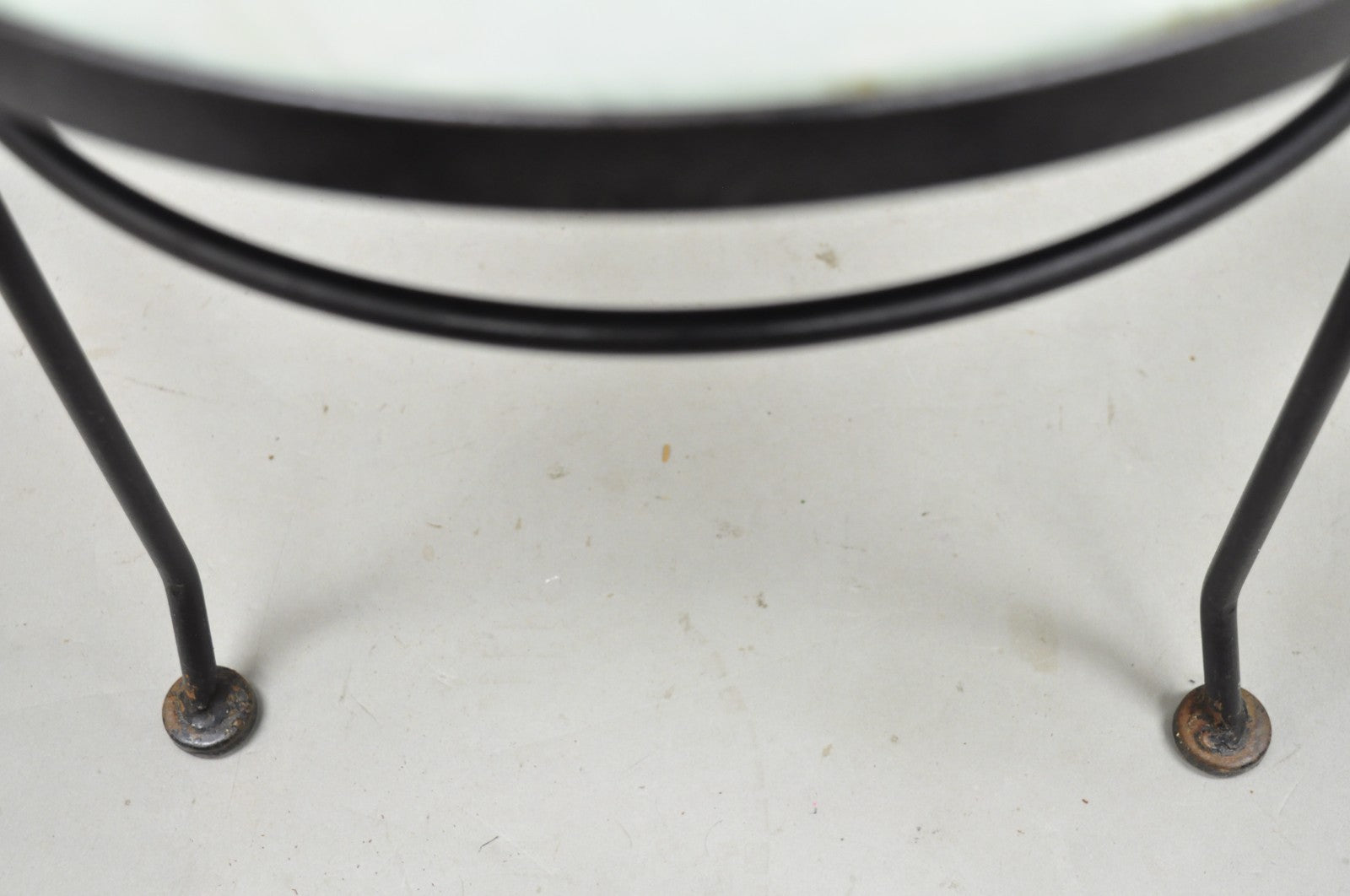 Arthur Umanoff for Shaver Howard "Peace & Love" Wrought Iron Bistro Side Chair