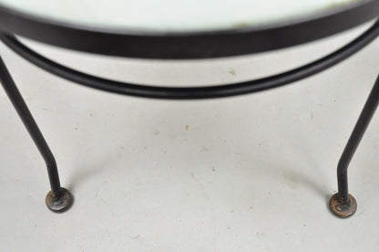 Arthur Umanoff for Shaver Howard "Peace & Love" Wrought Iron Bistro Side Chair