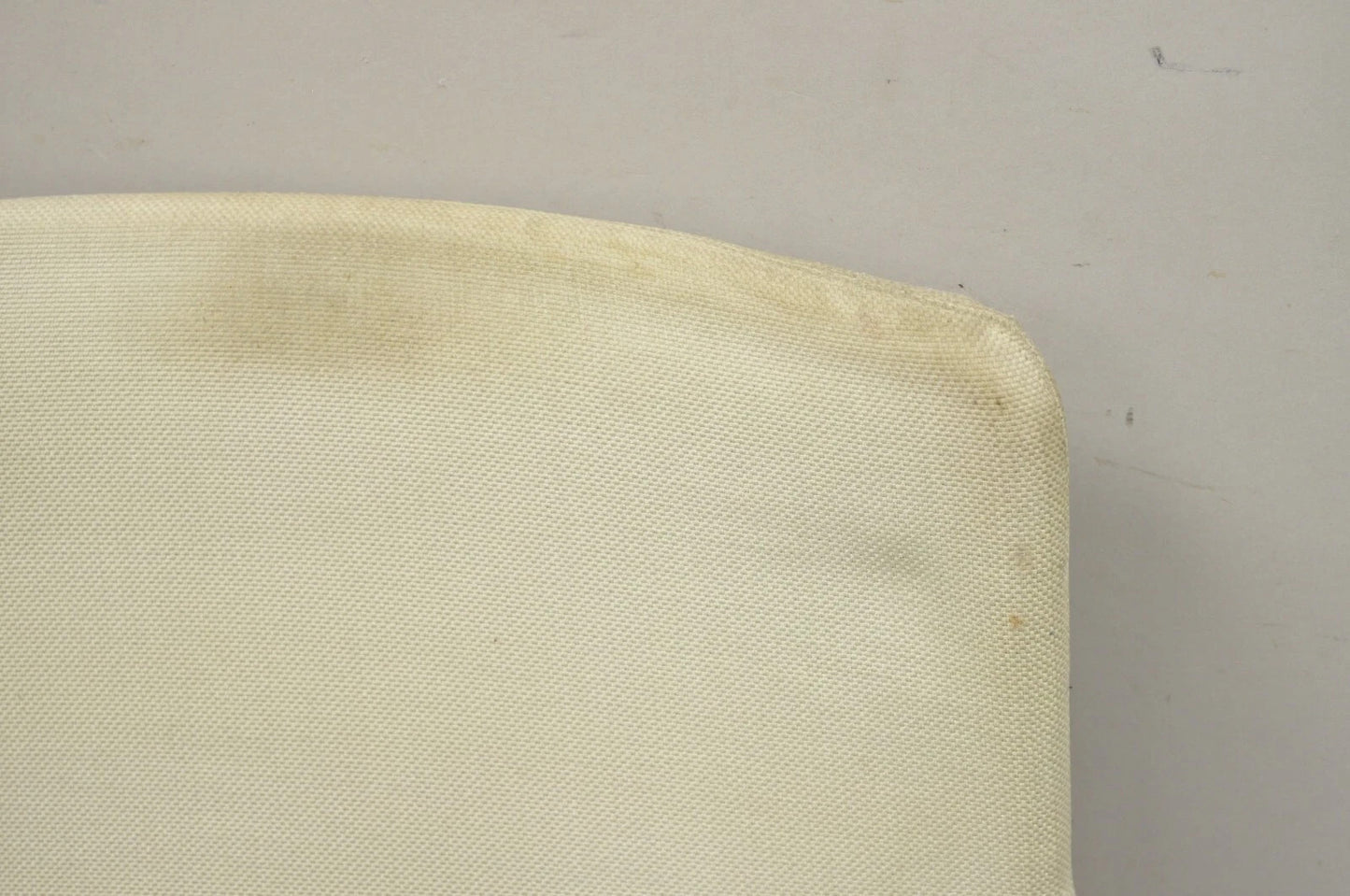 Vintage Mid Century Modern Milo Baughman Style Tubular Chrome Fabric Arm Chair