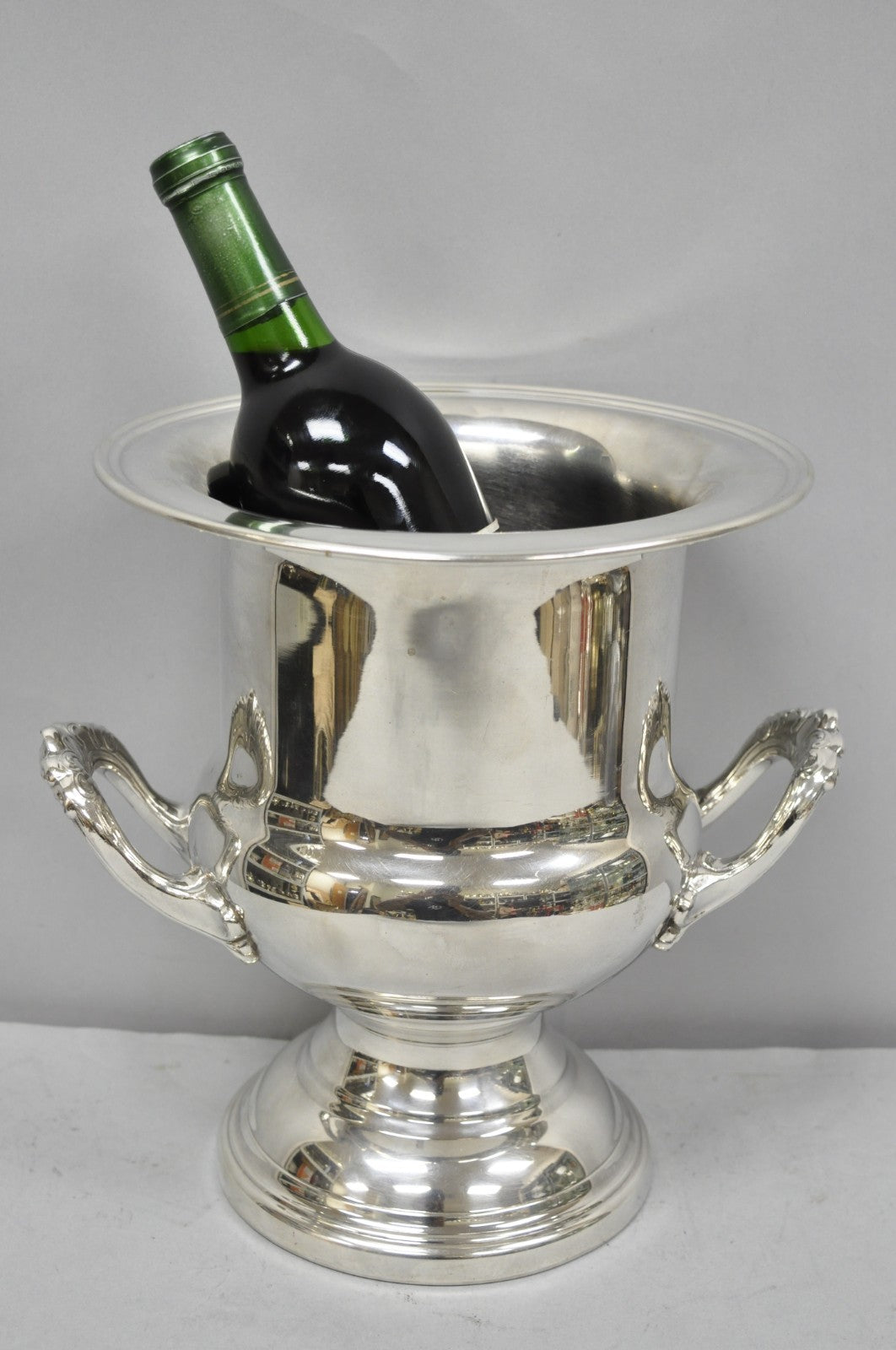 Vintage Victorian Silver Plated Trophy Cup Urn Champagne Wine Chiller Ice Bucket