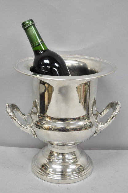 Vintage Victorian Silver Plated Trophy Cup Urn Champagne Wine Chiller Ice Bucket