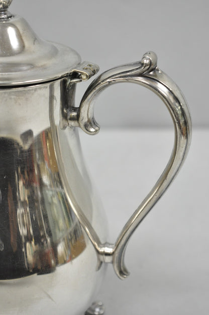 Vintage International Silver Co Silver Plated Victorian Teapot Coffee Pot