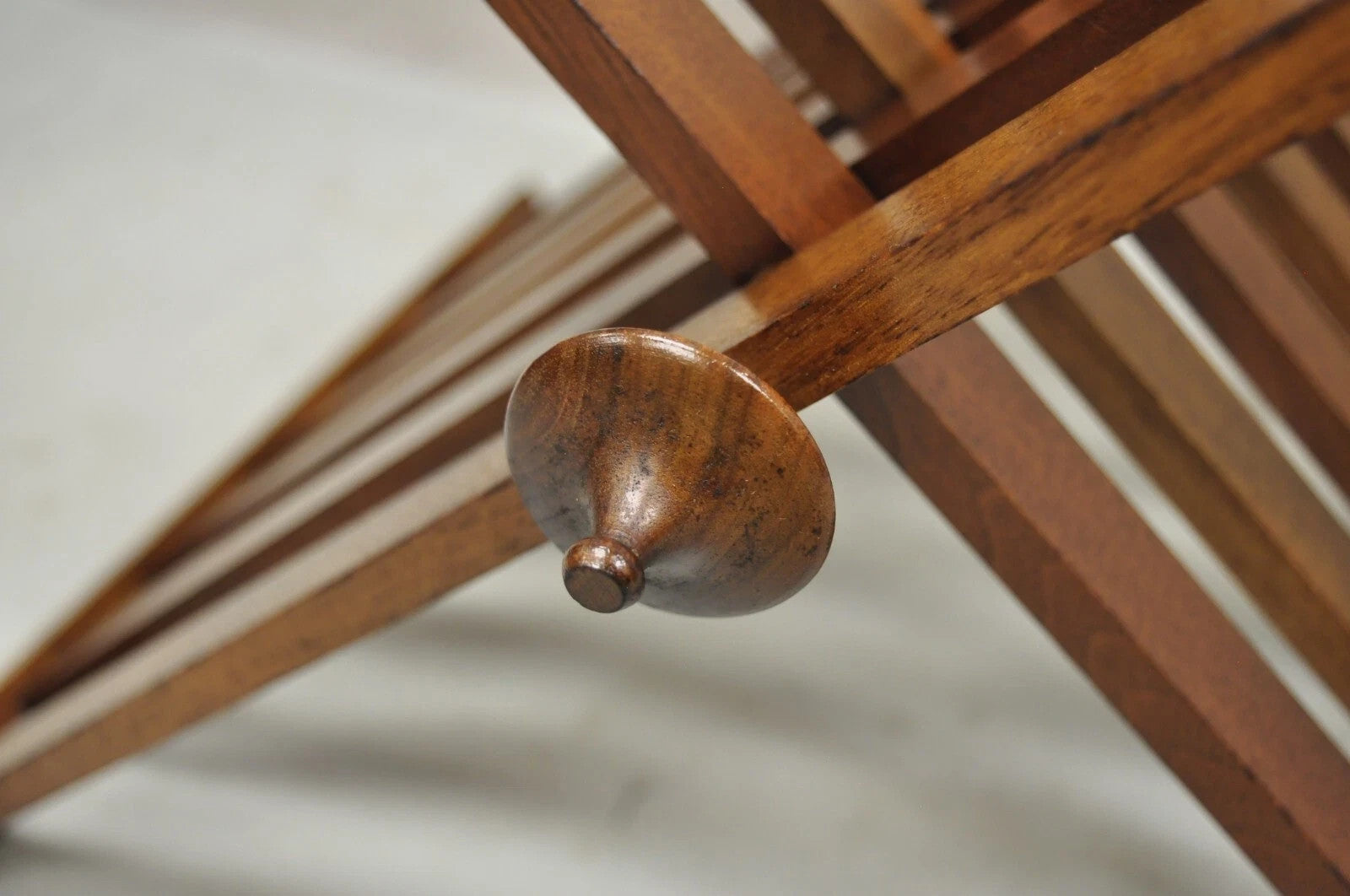 Stewart MacDougall Kipp Stewart Drexel Walnut Folding Campaign Table (B)