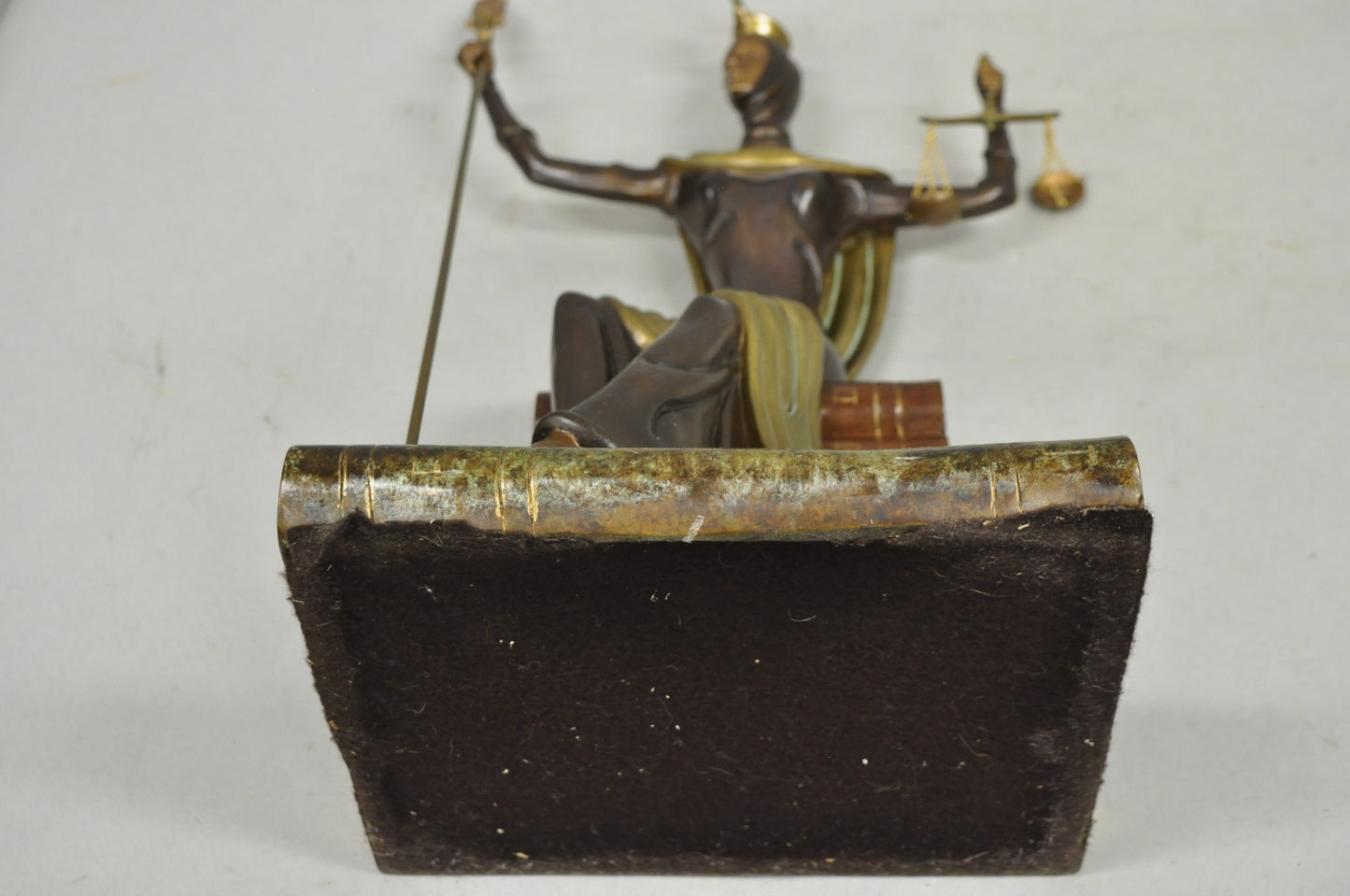 Erte (Romain De Tirtoff) "Justice" Limited 9/500 Bronze Goddess Sculpture 1984