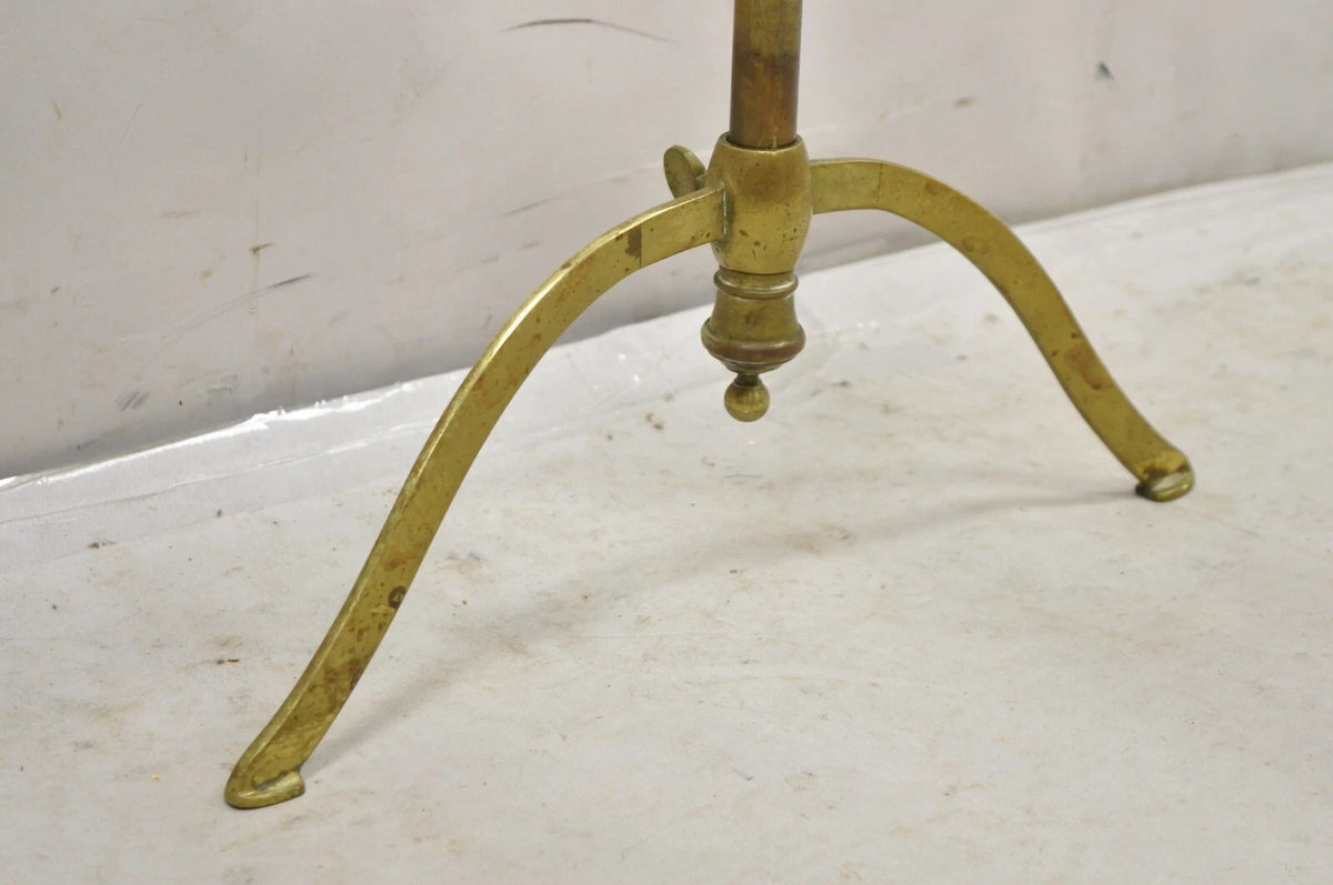 Vintage A. Ravenel Paris French Mid Century Modern Brass Magazine Rack Stand