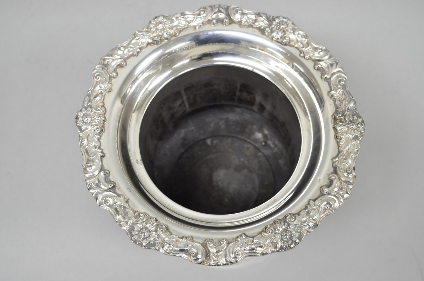 Vintage FB Rogers Silver Plated Trophy Cup Champagne Chiller Ice Bucket Engraved