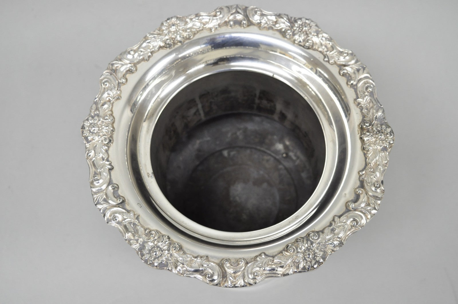 Vintage FB Rogers Silver Plated Trophy Cup Champagne Chiller Ice Bucket Engraved