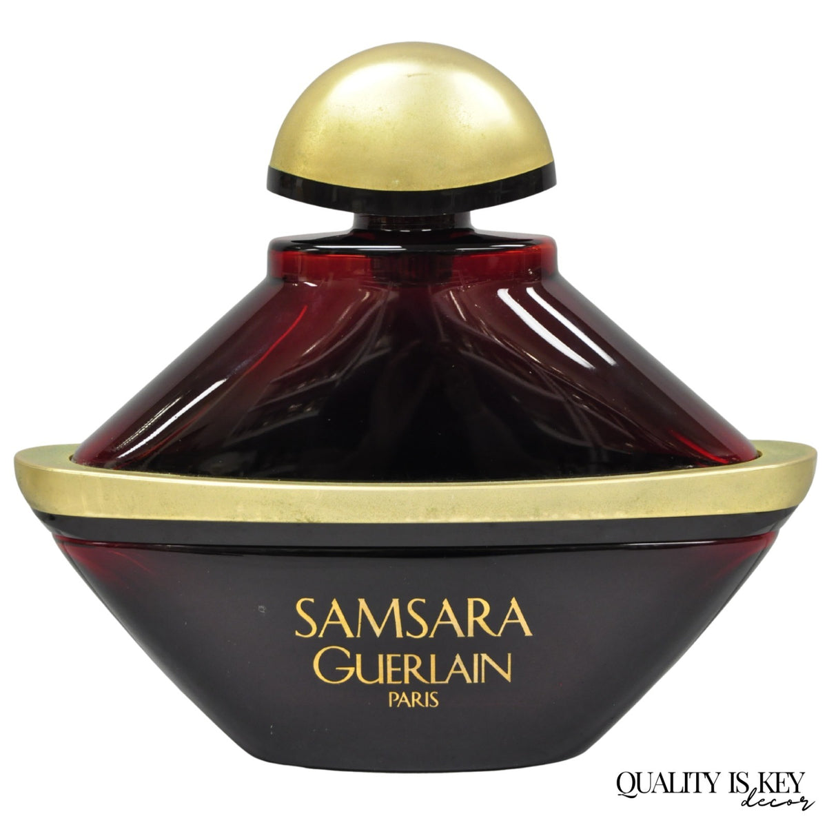 Vintage 12" Samsara Guerlain Paris Lrg Factice Red Perfume Display Dummy Bottle
