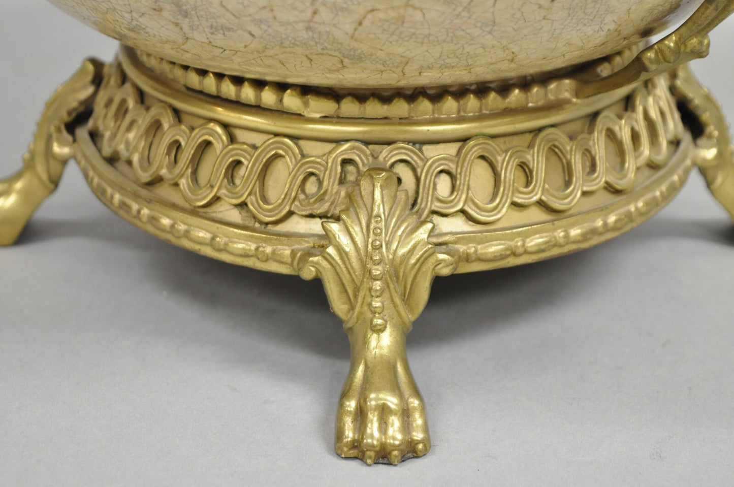 Decorative Crafts Inc. French Victorian Style Bronze Centerpiece Fruit Bowl