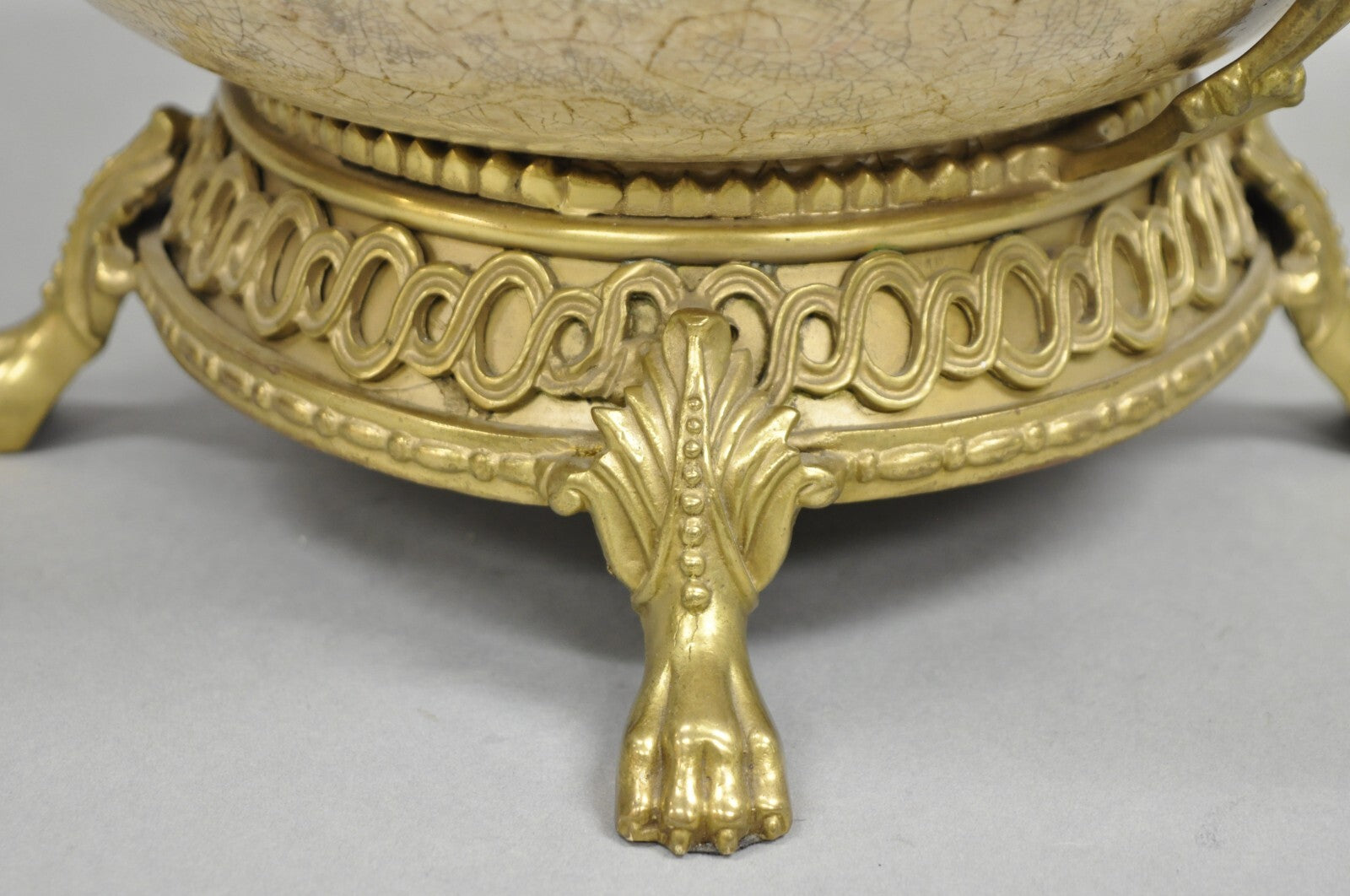 Decorative Crafts Inc. French Victorian Style Bronze Centerpiece Fruit Bowl